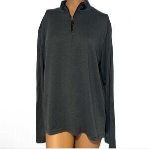 Grey Quarter-Zip Pullover Super Soft